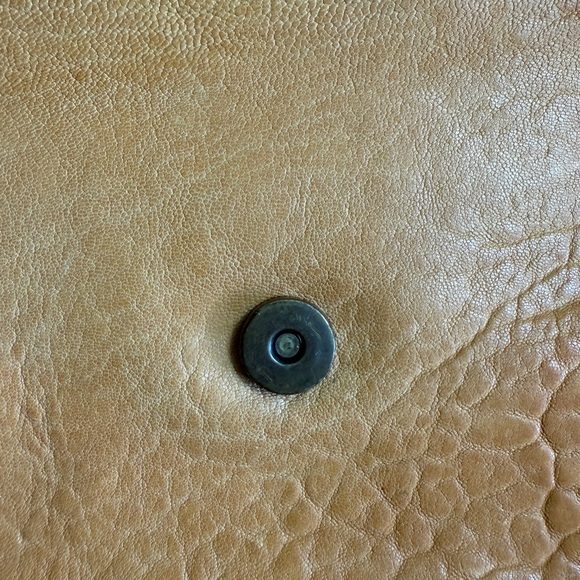 Well-Loved Genuine Leather Envelope Clutch - Picture 5 of 9